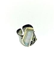  Labradorite Peridot Ring