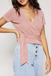  Rose Wrap Top