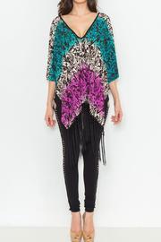 Paisley Poncho Top