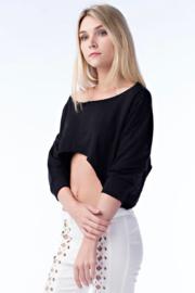  Black Half Crop Top
