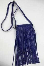  Vegan Leather Blue Bag