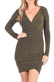  Gold Metallic Dress
