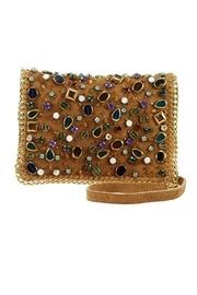  Shattered Tan-suede Handbag