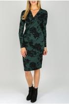  Green Wrap Dress