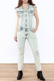  Washed Denim Jumpsuit
