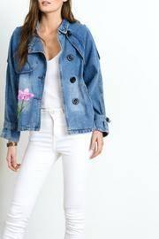 Flower Patch Denim Jacket