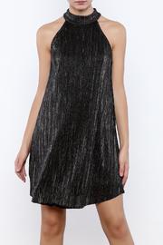  Metallic A-line Dress