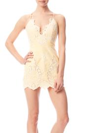  Yellow Eyelet Romper