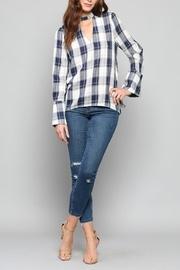  Plaid Choker Top