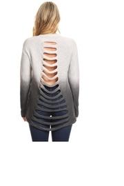  Laser-cut Ombre Sweater