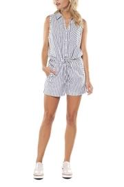  Chambray Stripe Romper