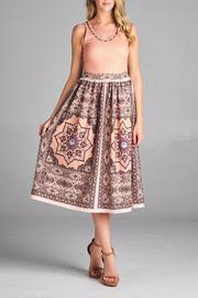  Nude Print Dress