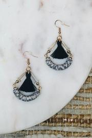  Tassel Hoop Earring