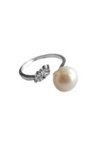  Pearl Zirconia Ring