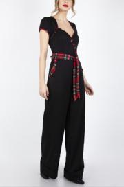  Tartan Accent Jumpsuit