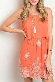  Tangerine Tiered Dress