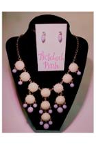  Statement Necklace-earring Set