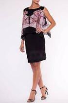  Black Overlay Dress
