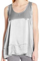 Natalie Satin Ruffle Tank