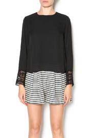 Striped Chiffon Romper