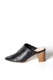  Woven-leather High-heel Mule