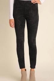  Suede Moto Jegging
