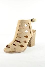  Tan Heeled Booties