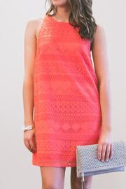  Coral Pattern Dress