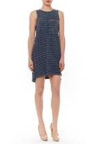  Slvless Striped Dress