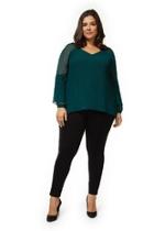  Layered Plisse Top