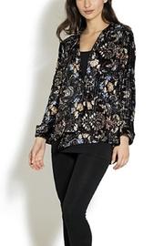  Velvet Floral Blazer