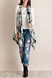  Plaid Crochet Vest