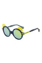  Unisex Blue-leopard Sunglasses