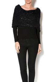 Textured Shimmer Sweater