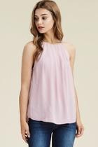  Blush Halter Tank