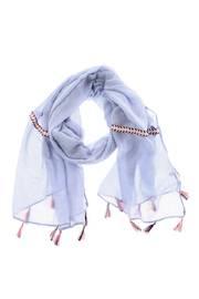  Blue Braid Scarf