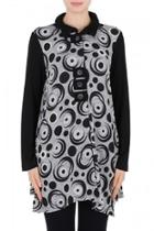  Black Pattern Tunic