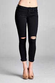 Distressed Black Jeans