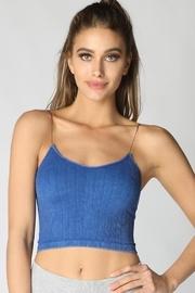  Ribbed Tiny-strap Crop