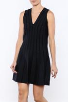  Jacquard Sweater Dress