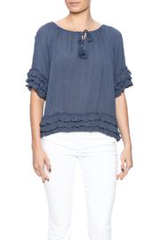  Ruffled Peasant Top
