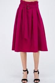  Plum Paperbag Skirt