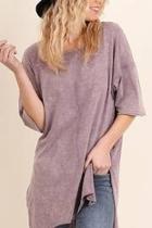  Washed Tunic Top