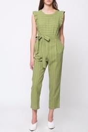 Ruffled Sleeveless Jumpsuit