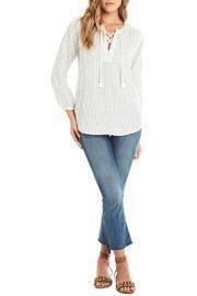 Tie Up Striped Top