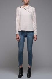  Asymmetrical Zip Top