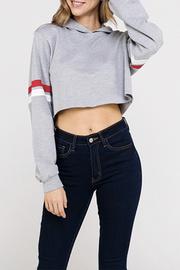  Cropped Hoodie Sweatshirt