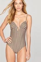  Striped One Piece