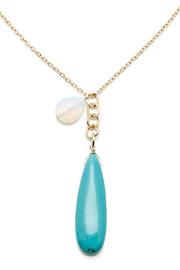 Gold Turquoise Necklace