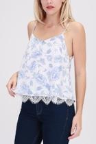  Blue-floral Perfection Top